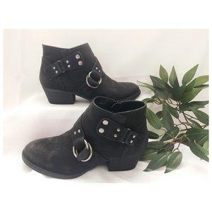 Sonoma Black Moto Booties